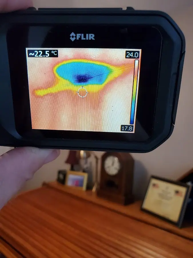 Thermal imaging inspection for water damage in Palm Beach Gardens