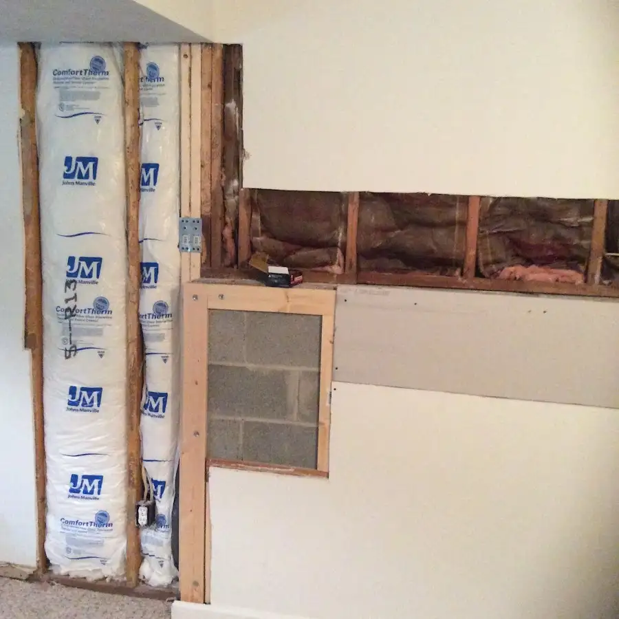 Wall insulation replacement during Odor Removal & Deodorization in Palm Beach Gardens